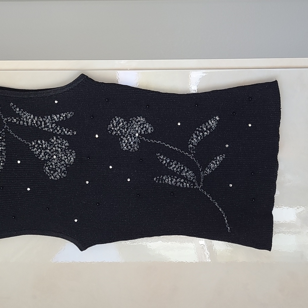 Cache Beaded Top. Size L - image 4